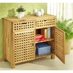 Picknicktafel, picknickbank kinderen, grenen hout, rood, wit, blauw