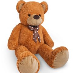 Teddybeer 100 cm, knuffelbeer, Teddy XL, knuffel, 100cm, beer bruin