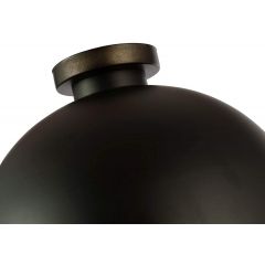 Plafondlamp met lampenkap, rond, diameter 31 cm, retro vintage design 