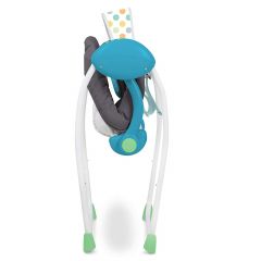 Infantastic® Babyschommel, inklapbaar, met speelboog en muziekfunctie, met 5-punts veiligheidsgordel, designkeuze, babywip, schommelwip, wipper