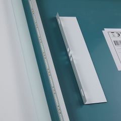 LED Badkamer spiegel 80x60 cm, horizontaal of verticaal te plaatsen, dimbaar