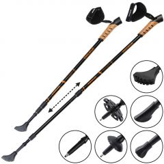 sportana, nordic walking stokken, oranje