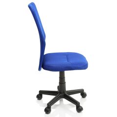 Kinderbureaustoel, blauw, kinder burostoel, ergonomische kinderstoel