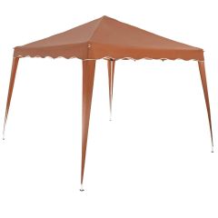 Partytent Paviljoen 3x3, Capri Lichtbruin, opvouwbaar