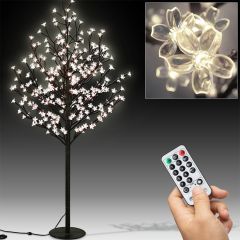Kerstbloesem, 220 cm, 220 LED's, kerstboom, kerstversiering, bloesem, voor binnen en buiten
