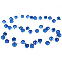 Casaria Kerstboomballenverlichting - Kerstslinger 40-LED - Blauw - 2m