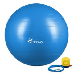 Yogabal Blauw 55 cm, Trainingsbal, Pilates, gymbal