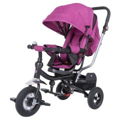 Driewieler Pink Berry, 2 in 1, kinderwagen