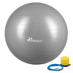 Yogabal Grijs 75 cm, Trainingsbal, Pilates, gymbal