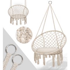  Tillvex- hangstoel -creme-hangende schommel - hangmat