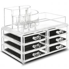 Make-up organizer, make up opberger, 6 laden, opbergdoos, make-up bewaardoos