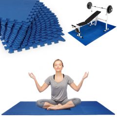 Vloermat, fitnessmat, puzzelmat, ondergrond, sportmat 180 x 90