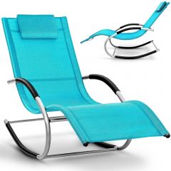 Tillvex- schommelstoel turquoise-tuin ligstoel- relax ligstoel- ligstoel schommel- ligstoel camping