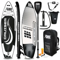  RE: SPORT-SUP Board 320 cm Zwart-supboard- opblaasbaar- stand up paddle set- surfboard --paddling premium