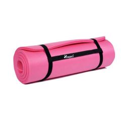 Yoga mat roze, 190x100x1,5 cm, fitnessmat, pilates, aerobics