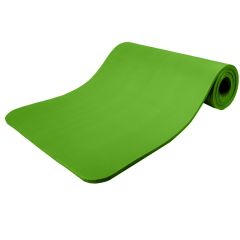 Yoga mat lichtgroen 1 cm dik, fitnessmat, pilates, aerobics