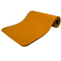 Yoga mat oranje 1 cm dik, fitnessmat, pilates, aerobics